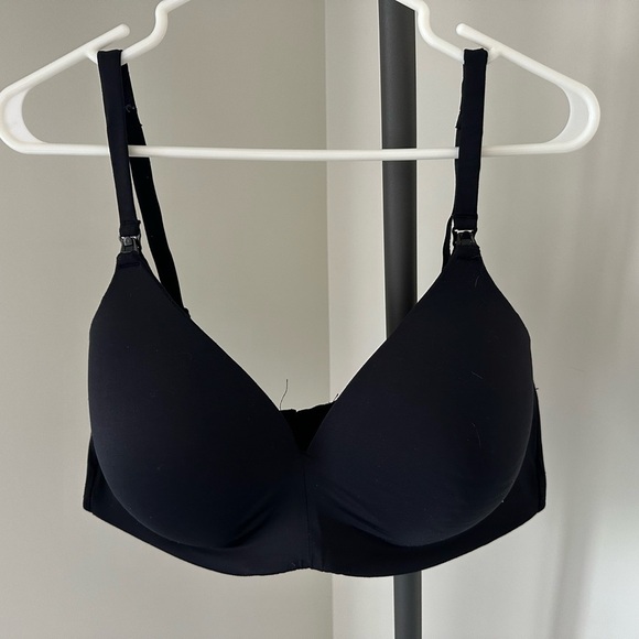 Thyme Maternity Bra Black Smooth Molded Cup Bra Intimates - Picture 1 of 11